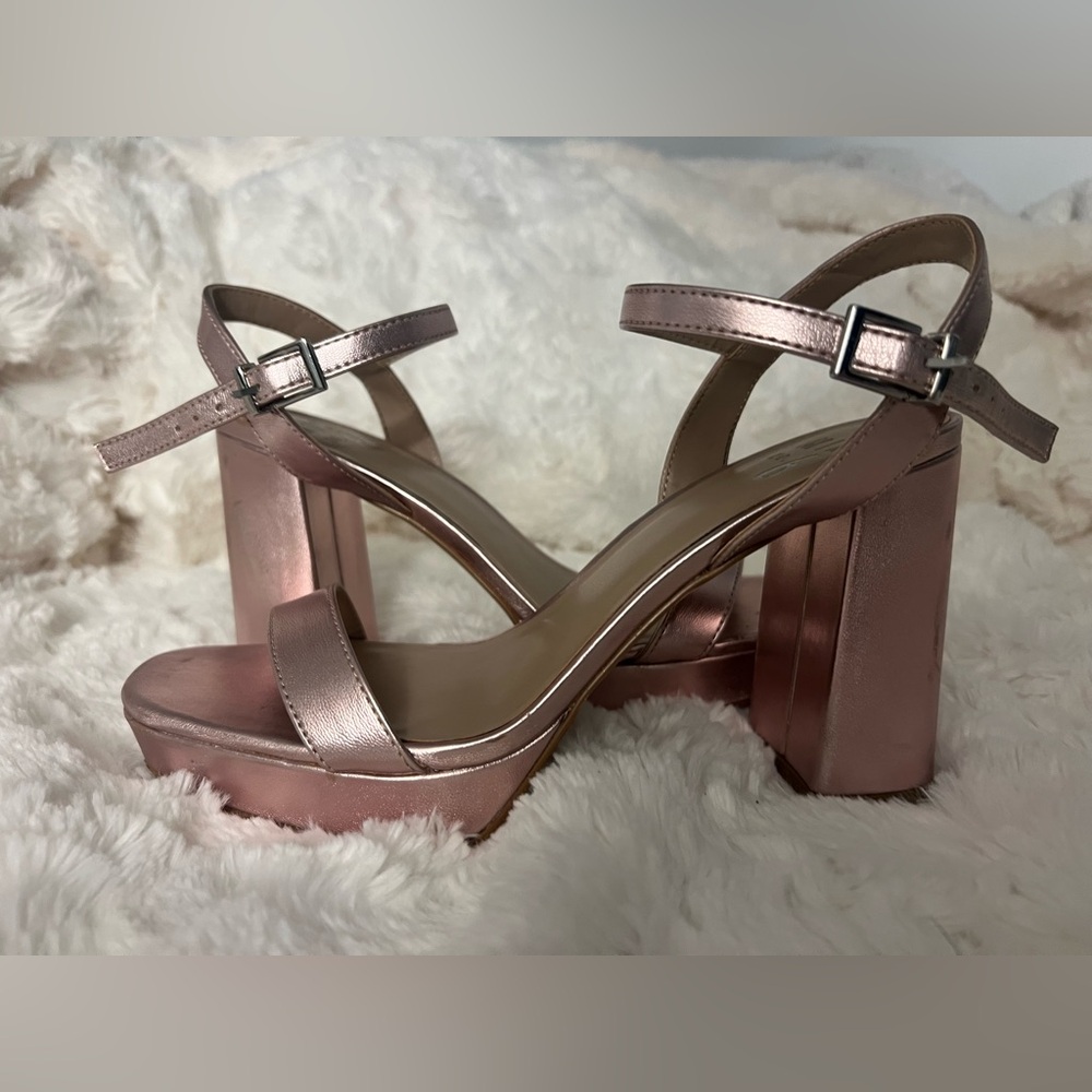 Mix No. 6 rose gold heels